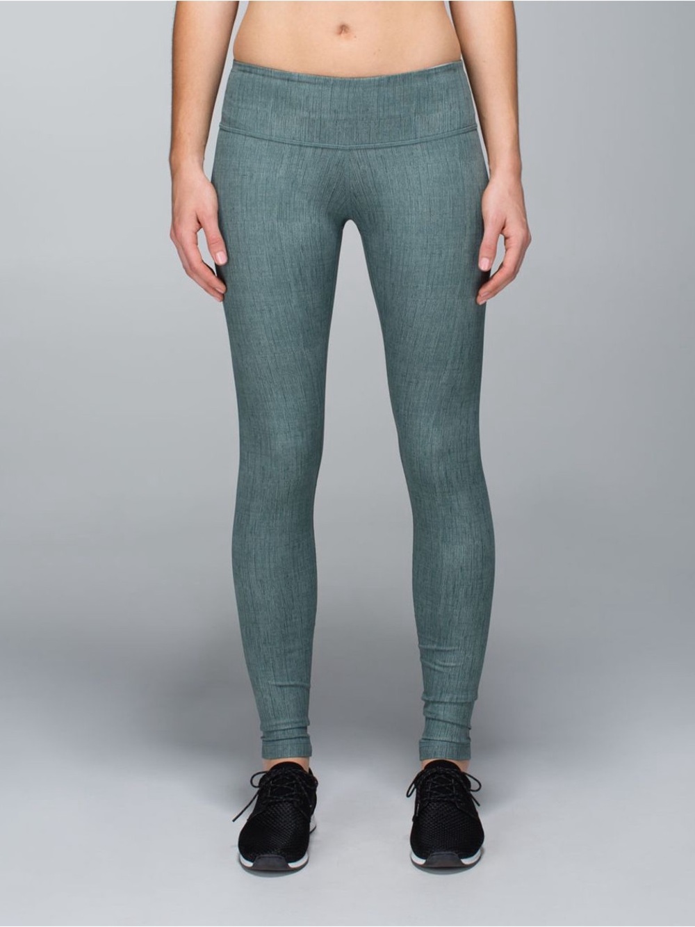 lululemon athletica | Wunder Under Heathered Teal Low-Rise Leggings
